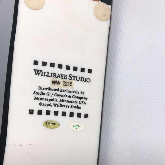 Williraye Studio Brand VTG 1996 SANTA PUSHING SLED Boy Rabbit 2 Locking Pieces - Picture 12 of 15